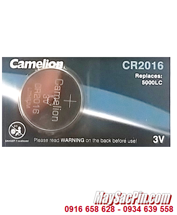 Pin CR2016 _Pin Camelion CR2016; Pin 3v Lithium Camelion CR2016 chính hãng